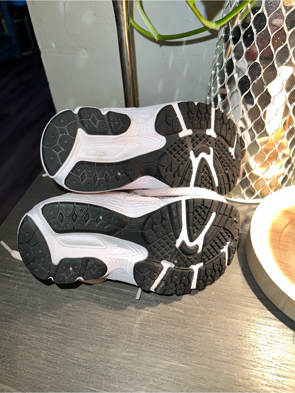 New Balance Kids White and Black Sneakers